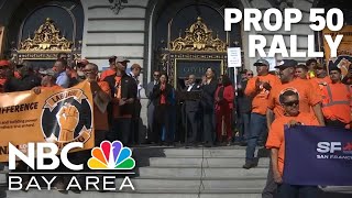 Leaders rally in SF for proposition to redraw congressional district maps