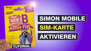 Activating a Simon Mobile SIM card: How it's done - Tutorial – Testventure screenshot 1