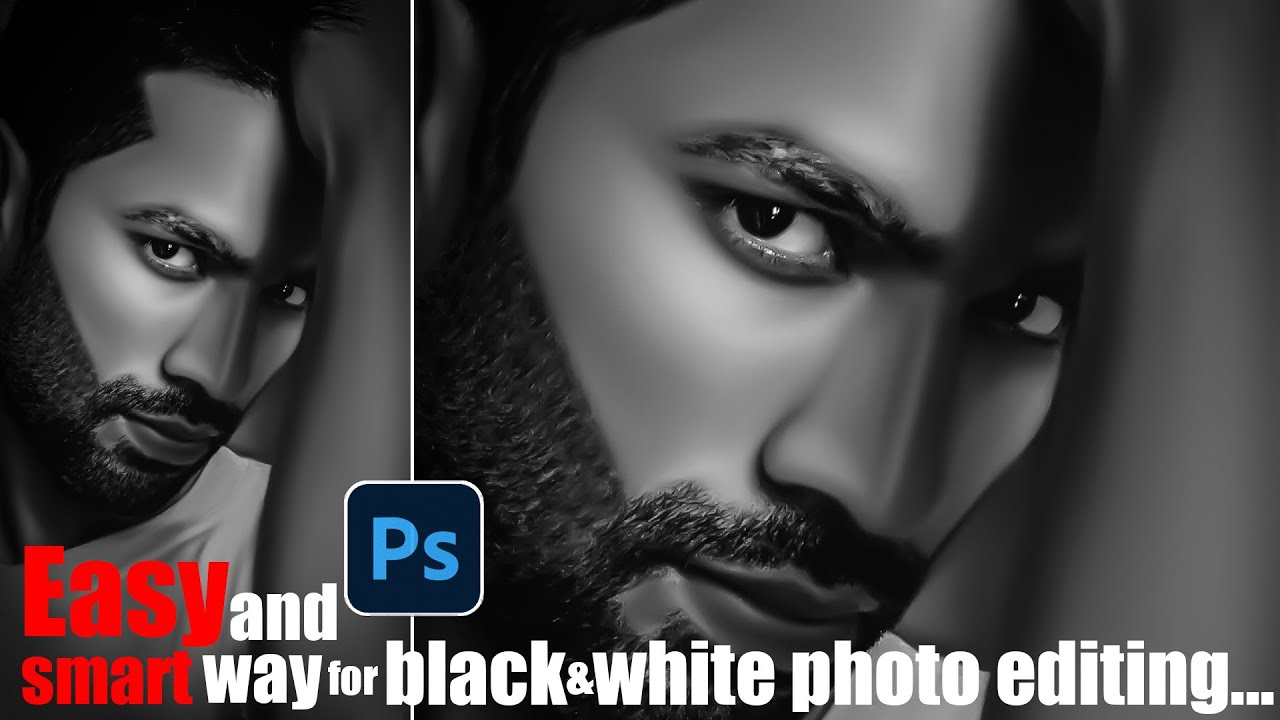 Black & White Photo Editing in (stephen bhatti) YouTube
