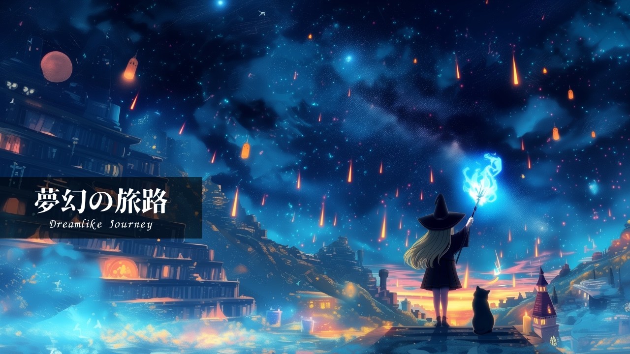 【夜の勉強用】夢幻の旅路の静かなファンタジー音楽｜ケルトBGM