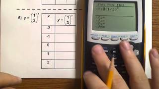 Algebra 1 (Topic 9-1) Graphing Exponential Functions