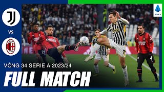 Full Match | JUVENTUS vs AC MILAN | Đại chiến cực căng - thủ môn cứu thua thần sầu | Vòng 34