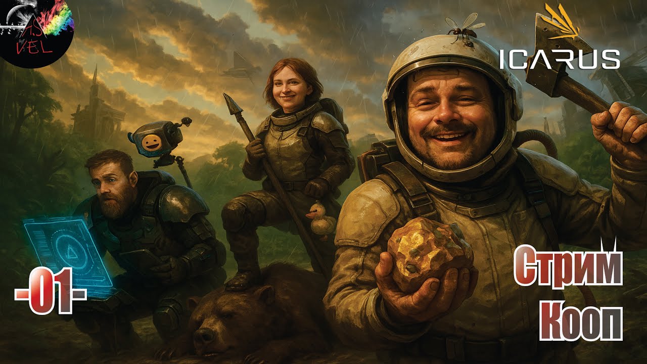 Icarus стрим (КООП) - Осваиваем новый мир #01 серия