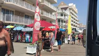 Ocean City, Maryland Boardwalk from beginning to end