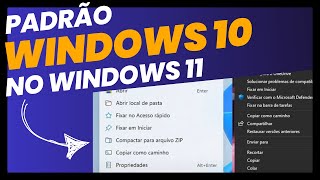 Como Alterar O Menu Do Botão Direito No Windows 11 Para Windows 10