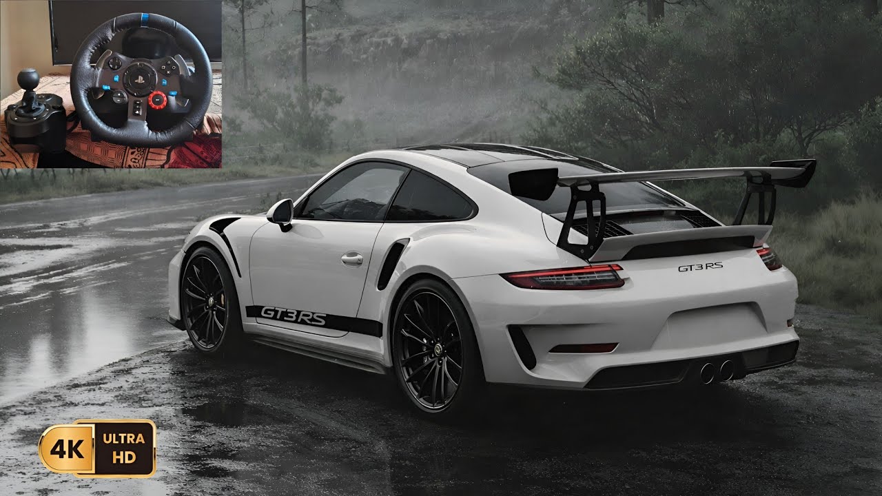 Porsche 911 GT3 RS | Logitech G29 With Gear | Forza Horizon 5 | [4K] 60FPS