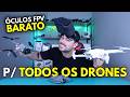 URGENTE! Esse ÓCULOS FPV BARATO é compatível com DRONES DJI, FIMI e drones baratos