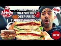 Arby's NEW Market Fresh Cranberry Deep Fried Turkey Sandwich 🦃🥪