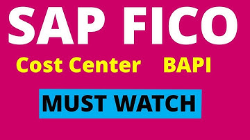 SAP FICO - realtime use of  BAPI for Freshers