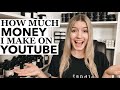 How Much Money I Make On YouTube As A Small Channel (25K) | Showing You All My Income Streams!