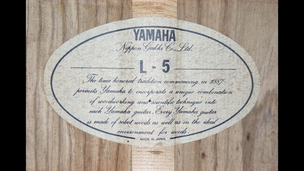 Guitar Nhật cao cấp Yamaha L5 gen1 - 8tr - 034.9631.393