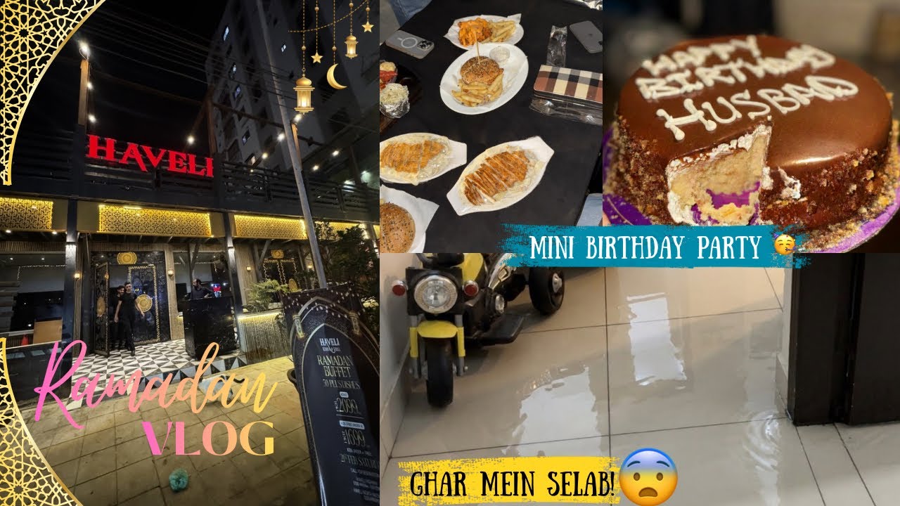 Ghar Main Selab Agaya 😨| Mini Birthday Party 🎉 | Kaif Ki Eid Shopping 🛍️