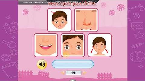 Theme 3 Body and Face–Lesson 2   i-learn SmartStart 4 (https://gialaigiasu.online - Tiếng Anh lớp 4)