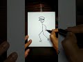 How To Draw Stick Figure Police Shorts YTshorts Trending Viral Easy Drawings Magic Drawings 