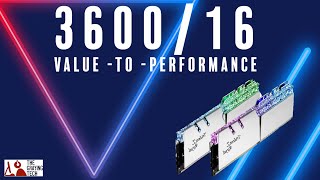 Benchmarks Show 3600-16 Is The Best Price To Performance Value For Ryzen Ram
