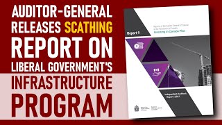 Auditor General Report On Liberal Infrastructure Program