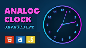 Analog Clock Using  HTML CSS  and Javascript  in  Dark Mode | Analog & Digital Clock