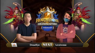 DreadEye vs lunaloveee | 2021 Hearthstone Grandmasters Americas | Decider | Season 1 | Week 3