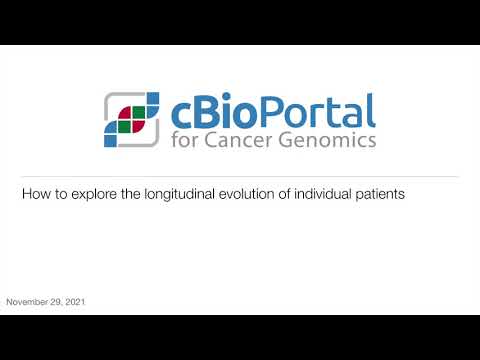 cBioPortal: Exploring the longitudinal evolution of individual patients