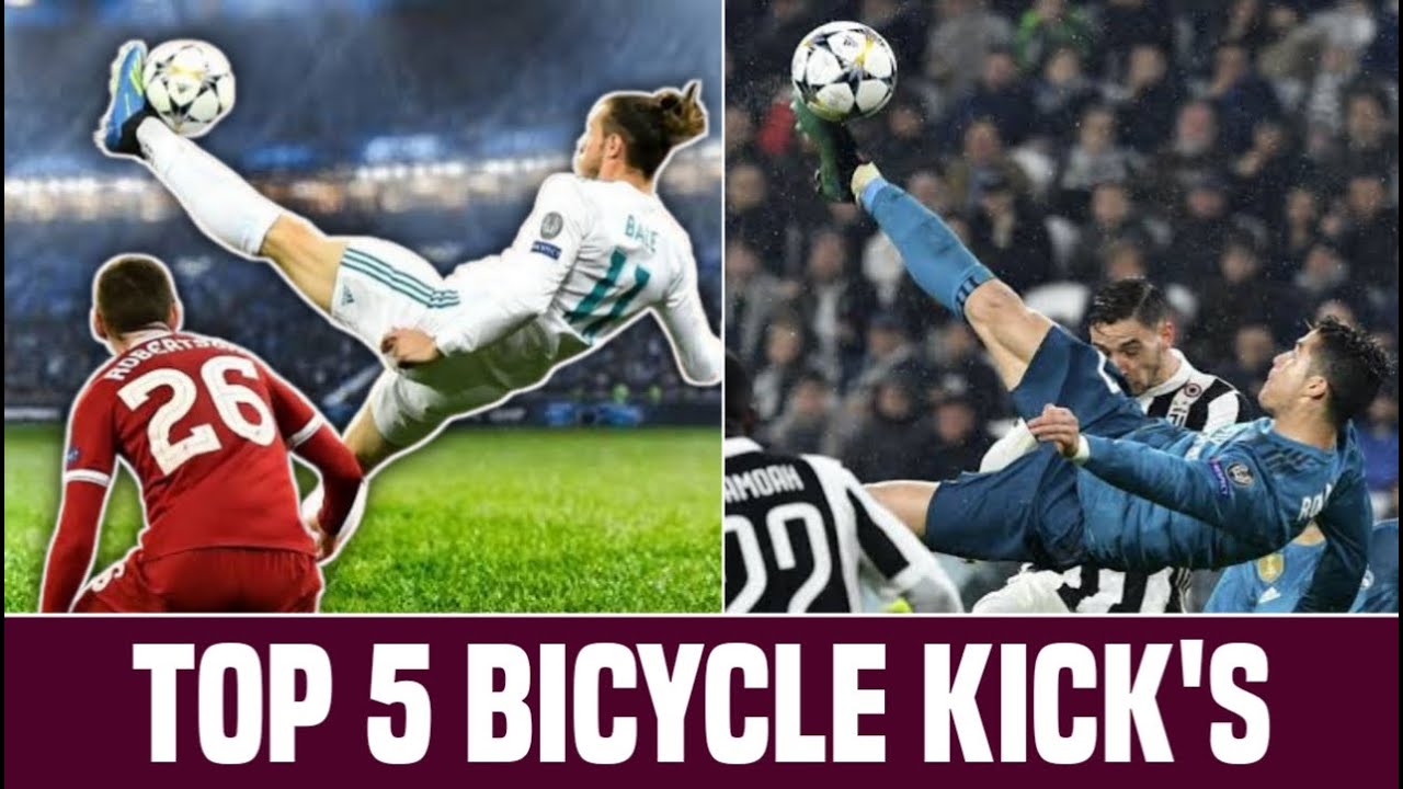 Top 5 Greatest Bicycle Kicks in Football History | Ronaldo, Zlatan ...
