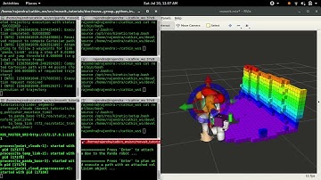 Panda arm control and cylinder detection| Moveit | ROS