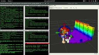 Panda arm control and cylinder detection| Moveit | ROS