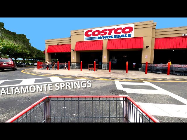 Shopping at Costco Wholesale in Altamonte Springs, Florida - 2022 