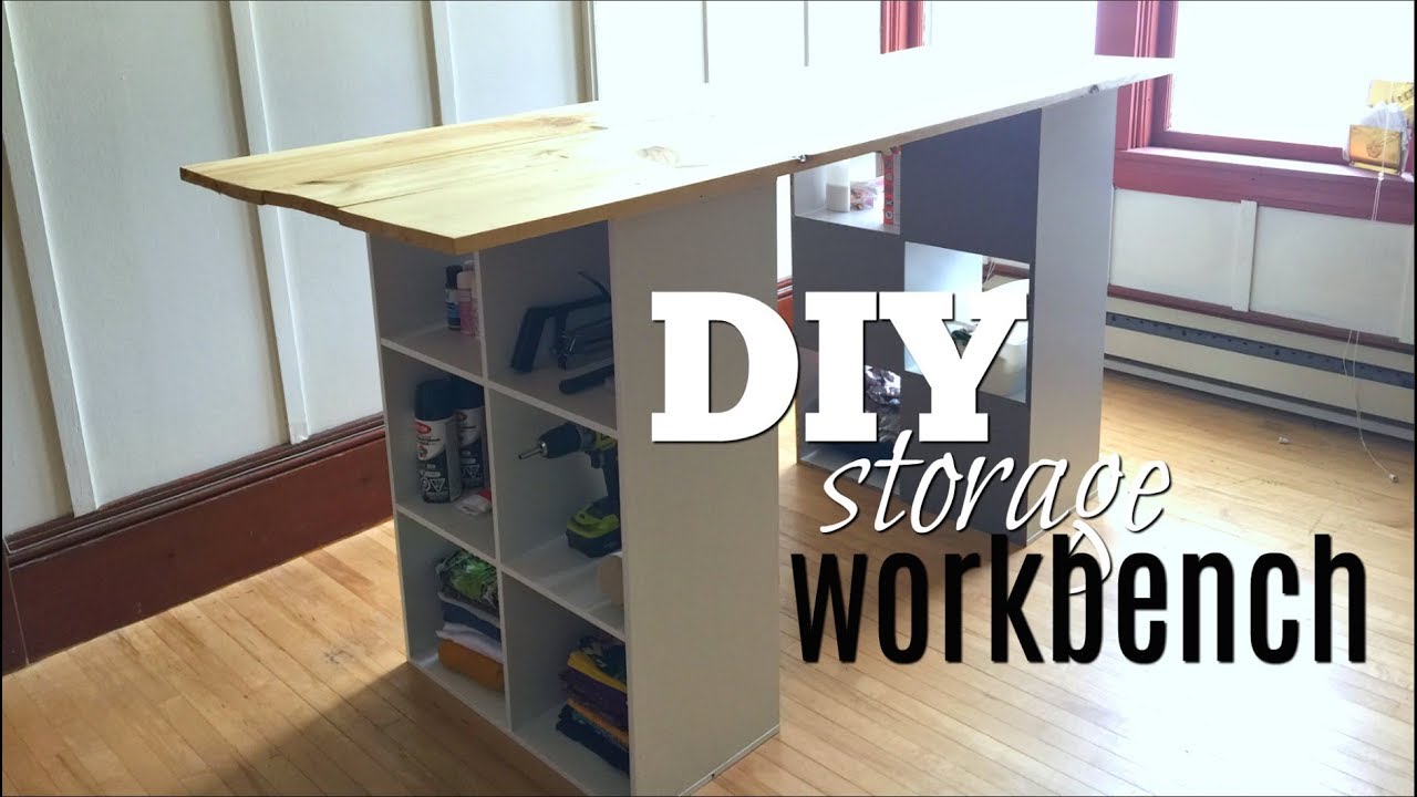 DIY Storage Workbench - YouTube