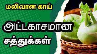 Amazing Health Benefits Of Nookal in Tamil - Nulkol Knol Khol Kohlrabi