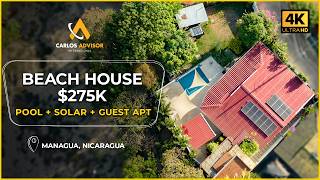 Ocean View Property In Pochomil, Nicaragua Turnkey Beach House Guest Apartment