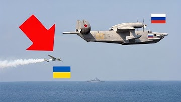 Watch Ukrainian Drones OBLITERATE a Russian Plane