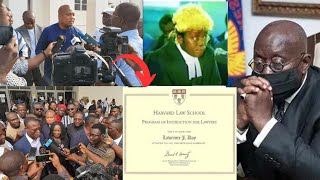 Fẚkê Lawyer!🚨NDC Gurus Eẍpòsêd Nana Addo Fẚkê Law Certificate With Evidence As Tênsion Hît NPP Party