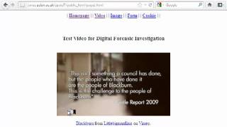 Creating Evidence -- Mozilla Firefox (normal) and Test website