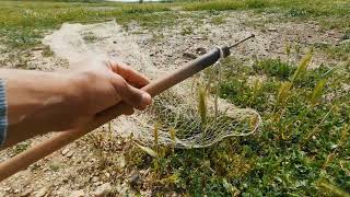 Easy how to set up a net trap with the spring