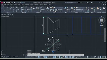Development of Truncated Vertical Cylinder in AutoCAD | Engineering Graphics | Given Front View