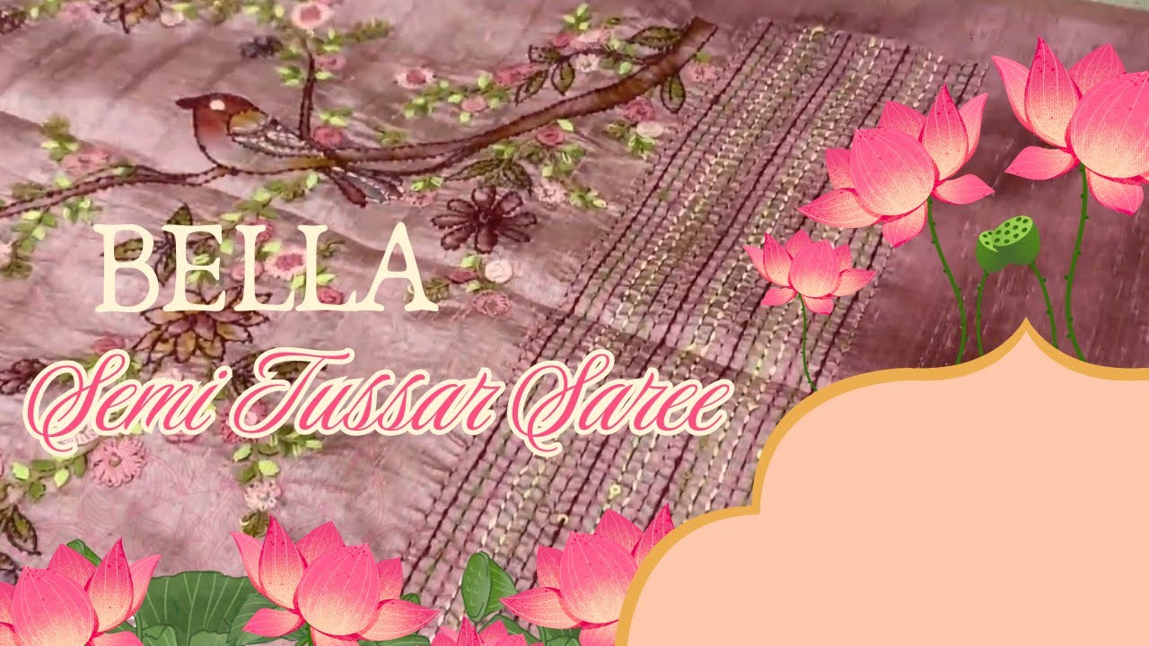 Bella Semi Tussar Saree | Classic Looks for Modern Women