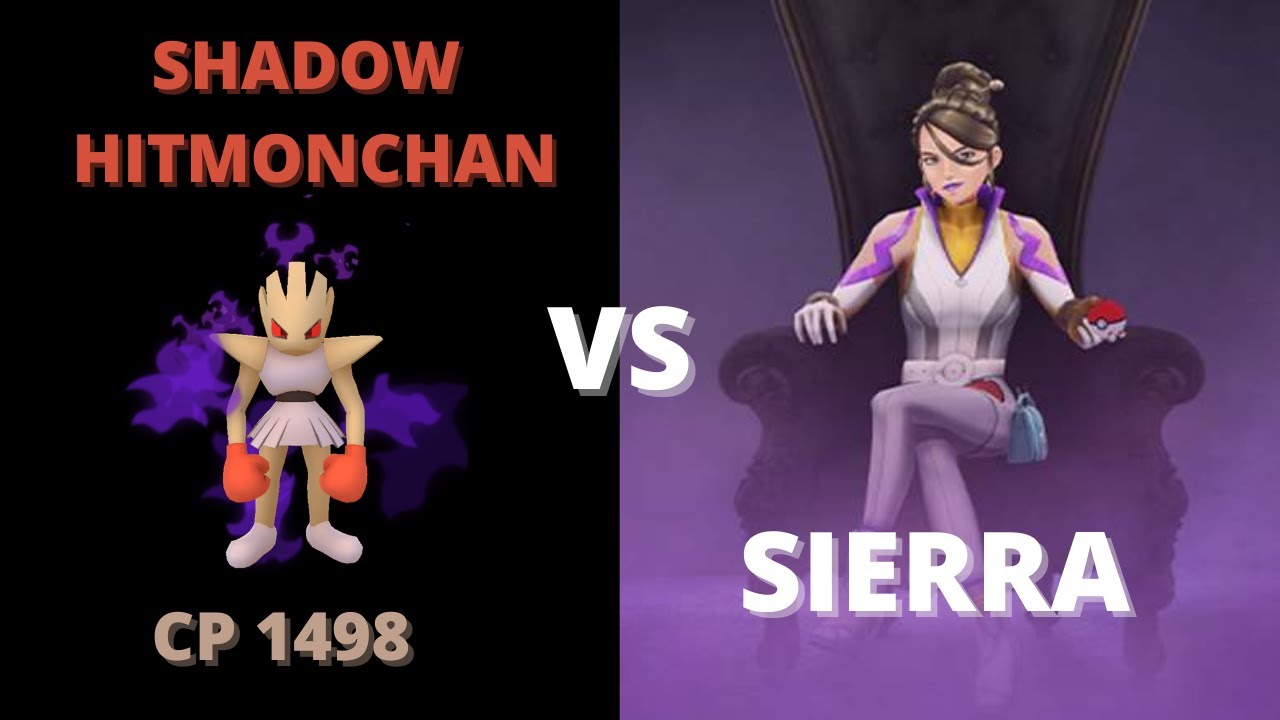 GREAT LEAGUE SHADOW HITMONCHAN vs TEAM ROCKET LEADER SIERRA!