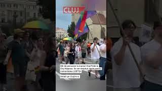 Mii de persoane la marșul Cluj Pride la Cluj-Napoca. Se cer drepturi egale pentru comunitatea LGBTQ+