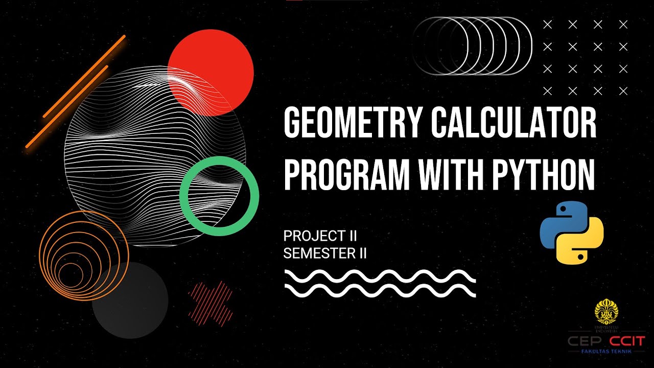 Geometry Calculator Application With Python - Group 1 - 2 ISA 3 - YouTube