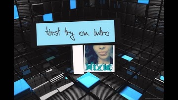 *first try* on intro in Adobe after effects