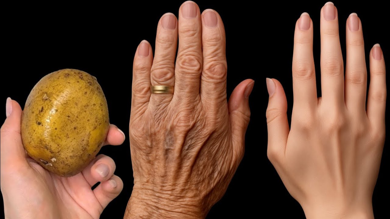 Древний японский трюк! Картофель разглаживает морщины даже в 70 лет!