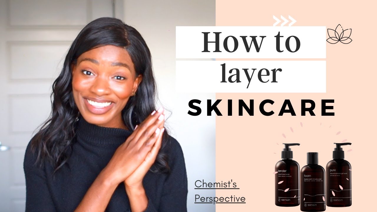 How to LAYER and APPLY Skincare Products Correctly ft Sensin Body Wash