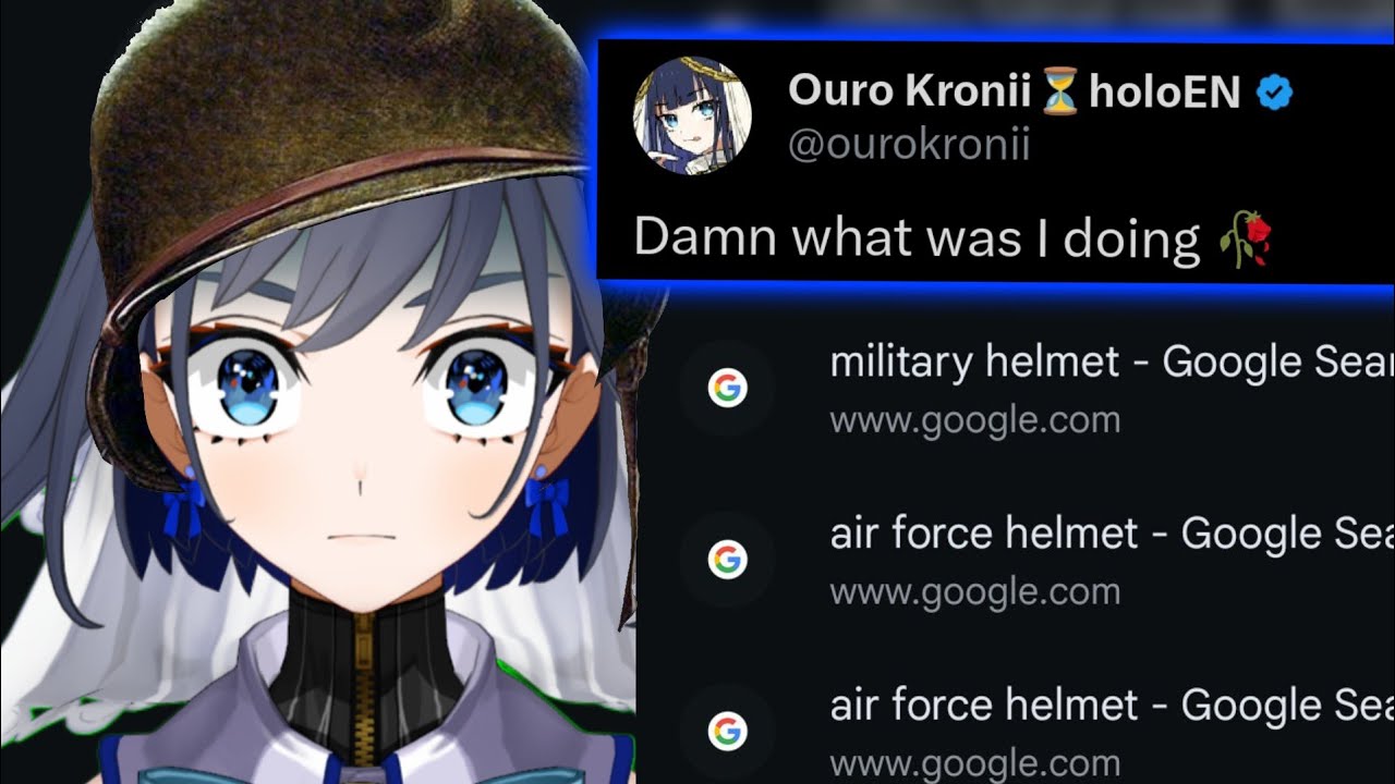 Kronii searching ideal Helmet of her dreams