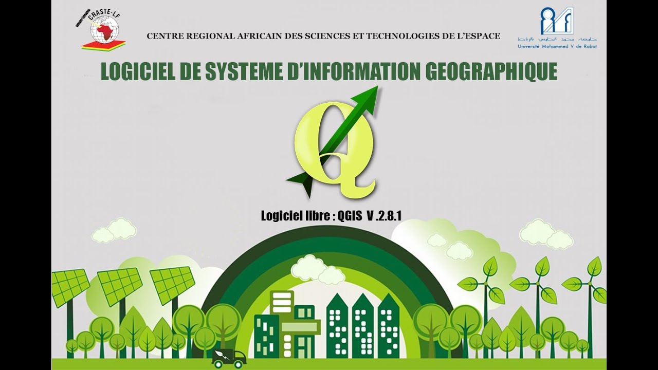 Logiciel De Sig Qgis Jaber Zouhair Mansour Dahbia Youtube