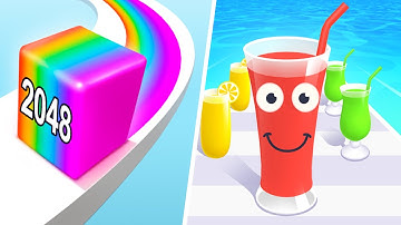 Juice Run 🆚 Jelly Run 2048🧿🌺🌈Walkthrough Android IOS 2025 New Update Gameplay SDR38
