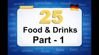 25 German Food & Drinks You Must Know | Part 1 Vocabulary #6