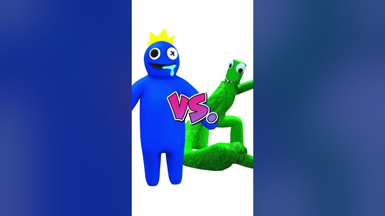 Green and Blue (Roblox rainbow friends) GREEN X BLUE #shorts  #rainbowfriends #roblox 