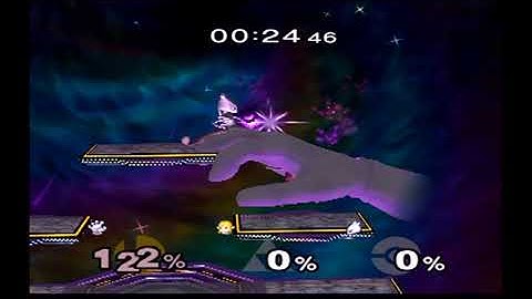 Super Smash Bros Melee Event 44 Mewtwo Strikes with Master Hand