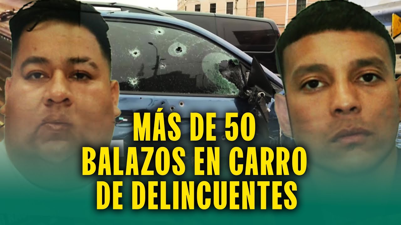 ¿Quiénes son los delincuentes baleados en vía expresa? Habían asesinado un policía un mes atrás