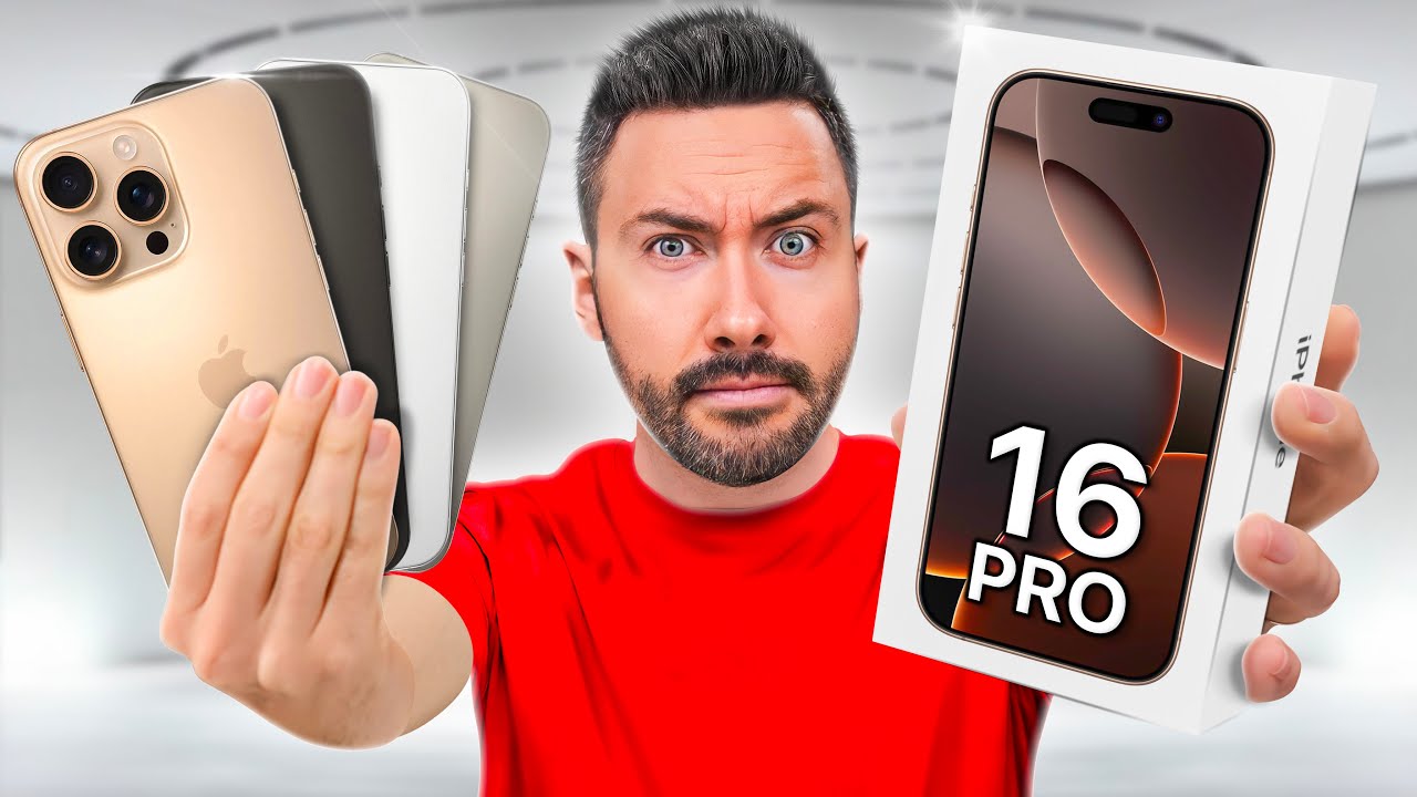 J'ai reçu le nouvel iPhone 16 Pro en avant-première ! (Déçu ?)